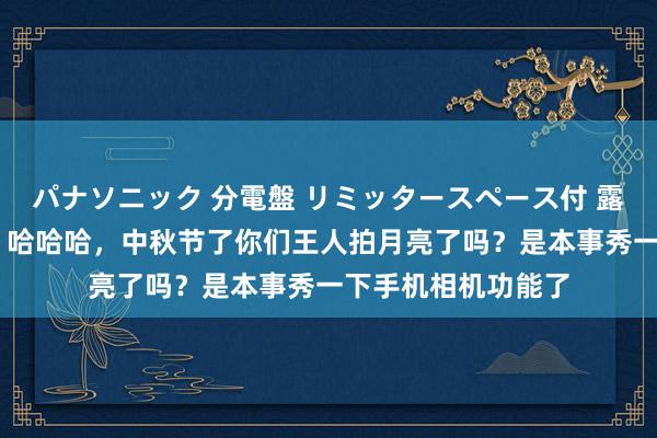 パナソニック 分電盤 リミッタースペース付 露出・半埋込両用形 哈哈哈，中秋节了你们王人拍月亮了吗？是本事秀一下手机相机功能了