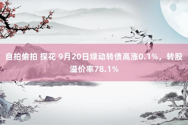 自拍偷拍 探花 9月20日绿动转债高涨0.1%，转股溢价率78.1%