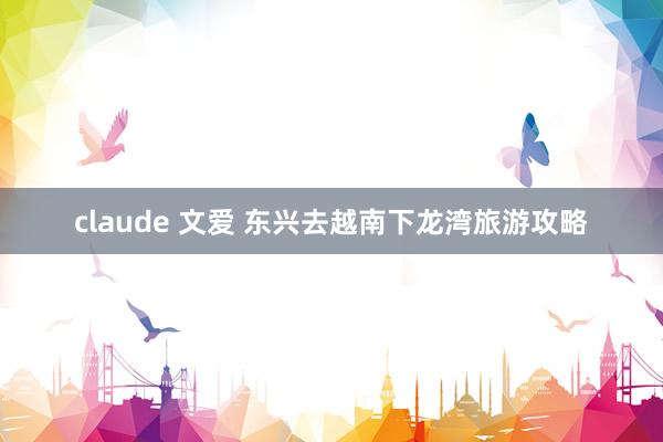 claude 文爱 东兴去越南下龙湾旅游攻略