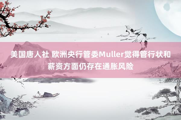 美国唐人社 欧洲央行管委Muller觉得管行状和薪资方面仍存在通胀风险