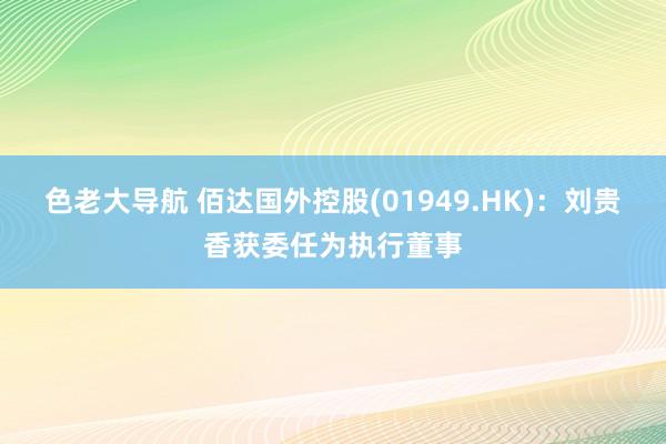 色老大导航 佰达国外控股(01949.HK)：刘贵香获委任为执行董事