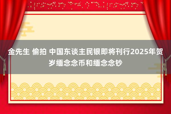 金先生 偷拍 中国东谈主民银即将刊行2025年贺岁缅念念币和缅念念钞