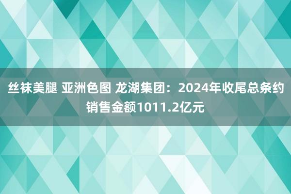 丝袜美腿 亚洲色图 龙湖集团：2024年收尾总条约销售金额1011.2亿元